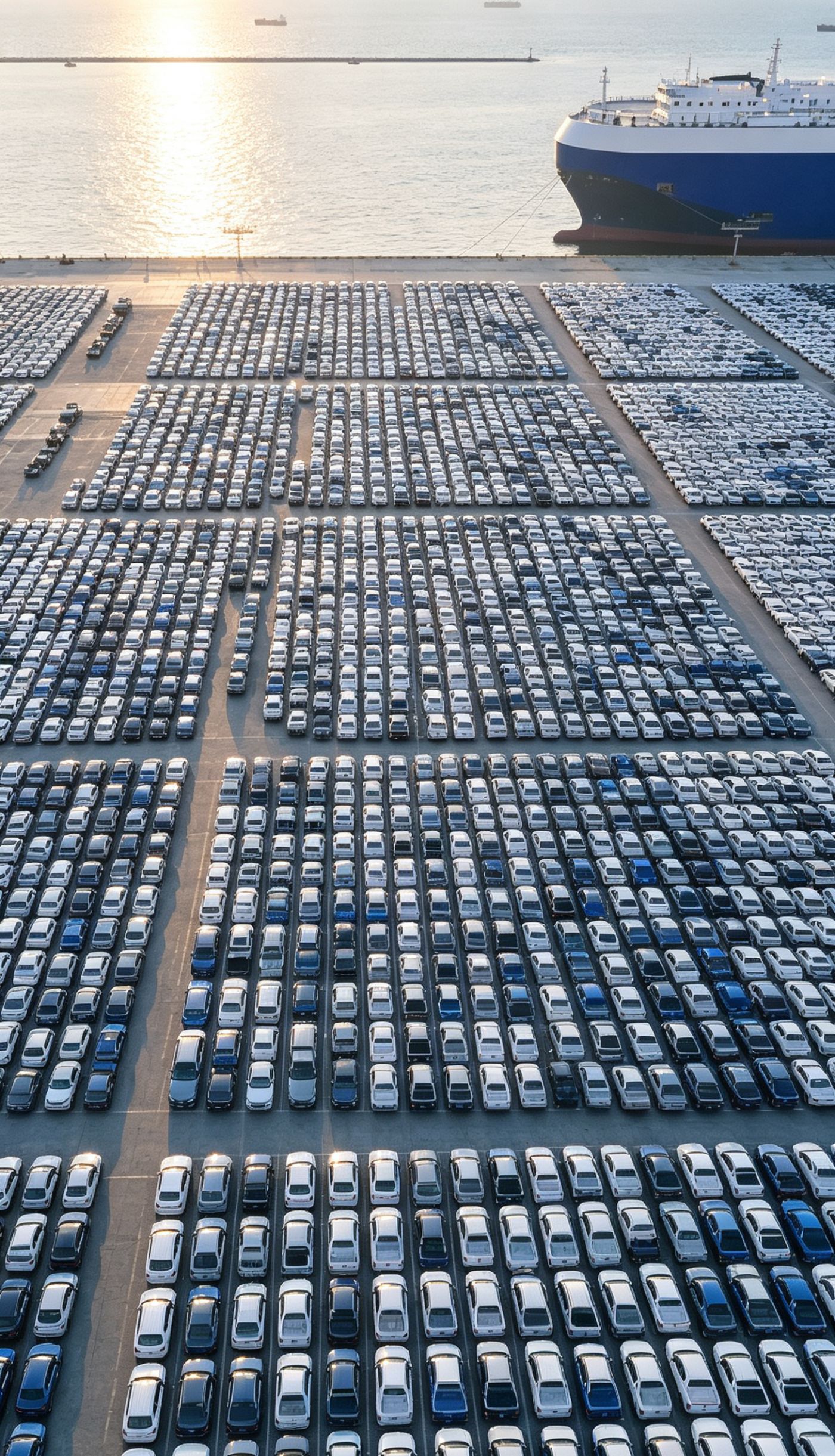 Vehicle export yard